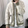 Colorblock Baseball Uniform Coat Men's Street