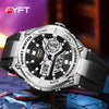 Men's Watch FYFT Boy's Metal Outdoor Trendy Multifunctional Electronic Watch, Ideal choice for Gifts FS