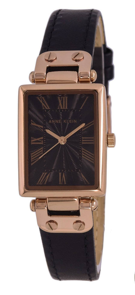 Anne Klein Classic Leather Black Dial Quartz 3752RGBK Women's Watch