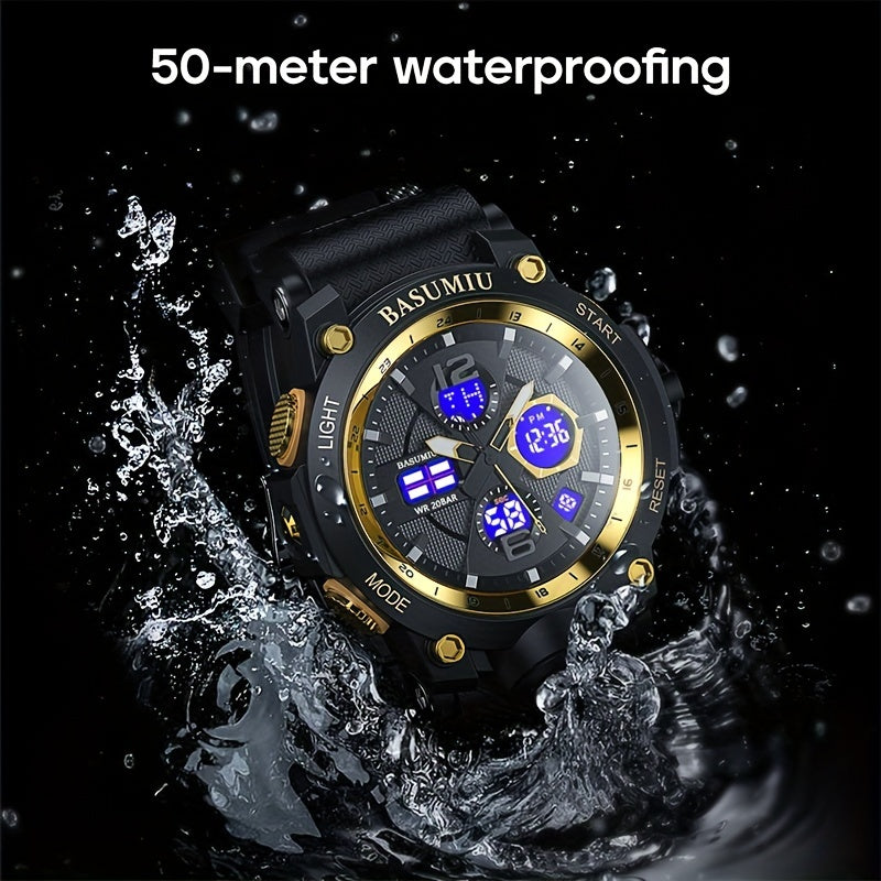 Mens Digital Sports Waterproof Watches, Best Choice For Gifts FS