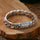 925 Sterling Silver Bracelet Tangcao Pattern Cuban Men Thick Type