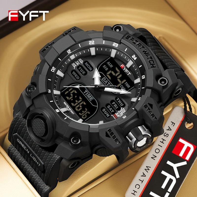 Boy's Watch FYFT Contrast Color Trend Outdoor Glow Casual Boy's Watch FS
