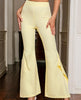 Open Fork Tall Waist Long Pants