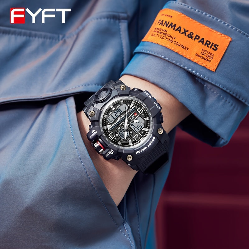 FYFT Large Dial Fashionable Outdoor Anti Drop Nightglow Watch Gift FS