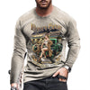 Men's Long-sleeved T-shirts Thin Tops Trendy Clothes