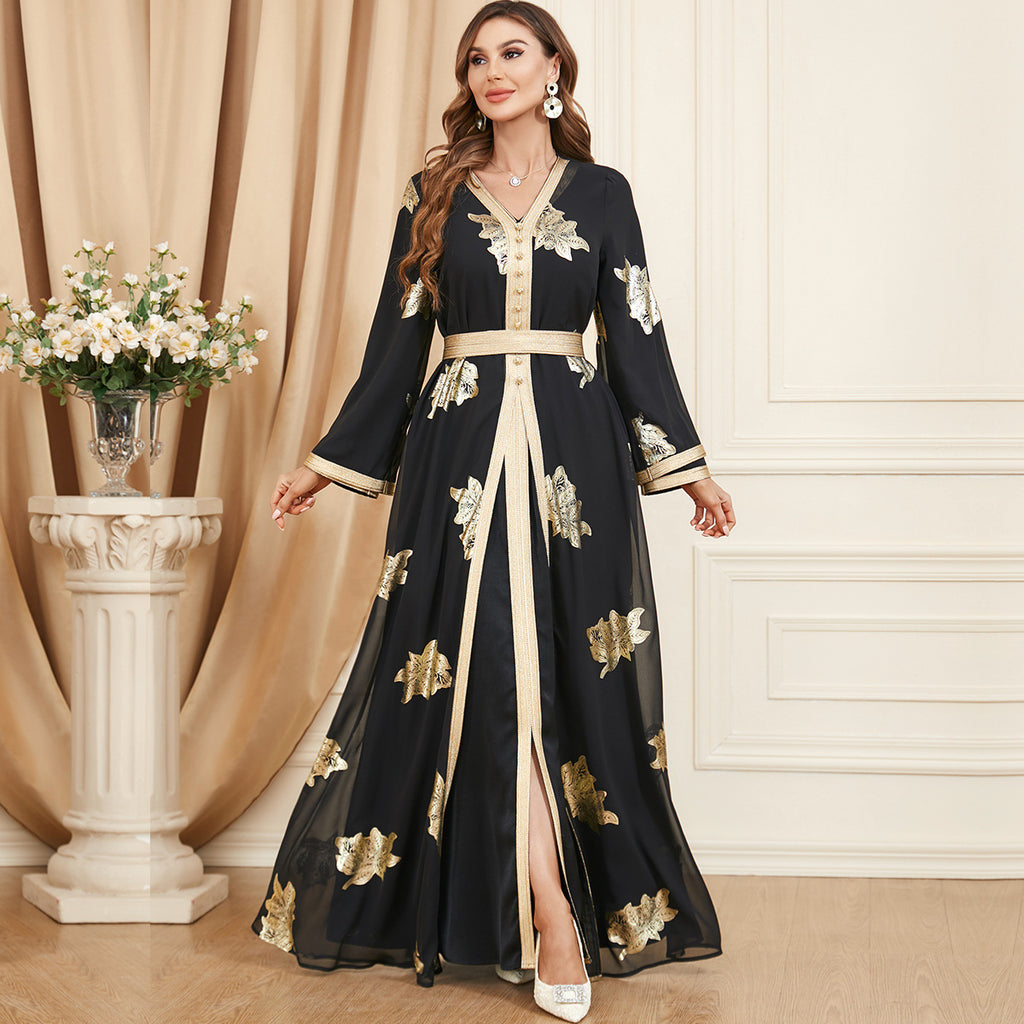 Middle Eastern Muslim Women's Two-piece Dress