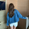 Denim jacket New style Loose-fitting Matching Rivet