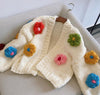 Color jacket Matching Knitting Fashion Coat