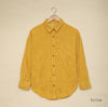 Winter Shirt new breasted lapel pocket jacket corduroy cardigan Blouse for women