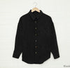 Winter Shirt new breasted lapel pocket jacket corduroy cardigan Blouse for women