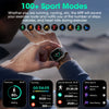Smart Watch, Battery Life, Ultra-clear Large-screen Magnetic Charging, Hundreds Of Sports Modes, With Flashlight, Wireless Calls, Built-in Altitude Compass, For Men And Women -FS