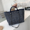 All-match French handbag canvas Shoulder-bag student large capacity tote bag