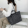 All-match French handbag canvas Shoulder-bag student large capacity tote bag