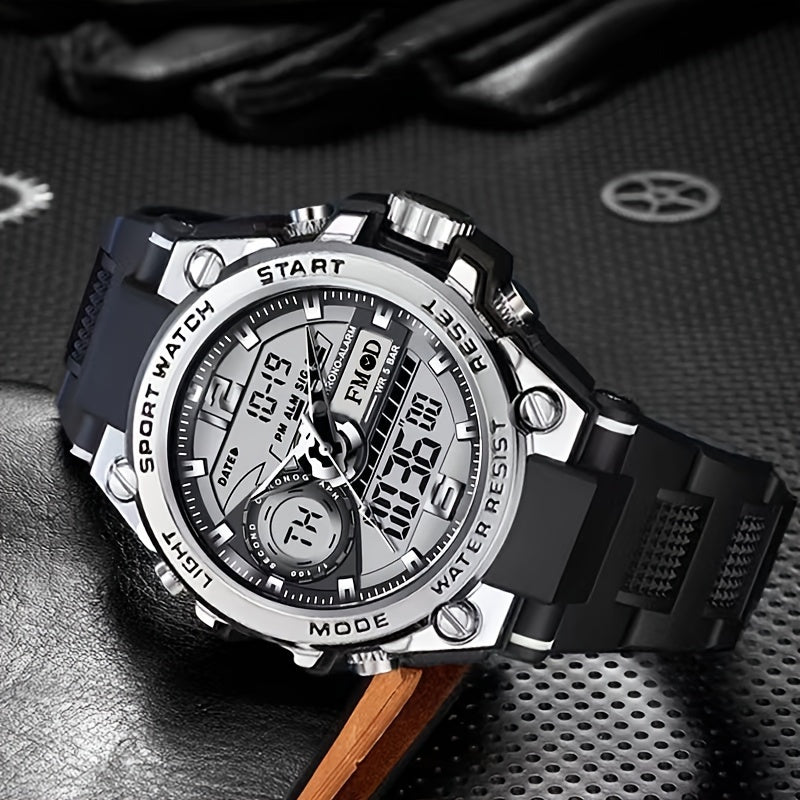 Sports Watch Chrono-Alarm Multifunctional Electronic Outdoor Digital Wrist Watch For Women Men, FS