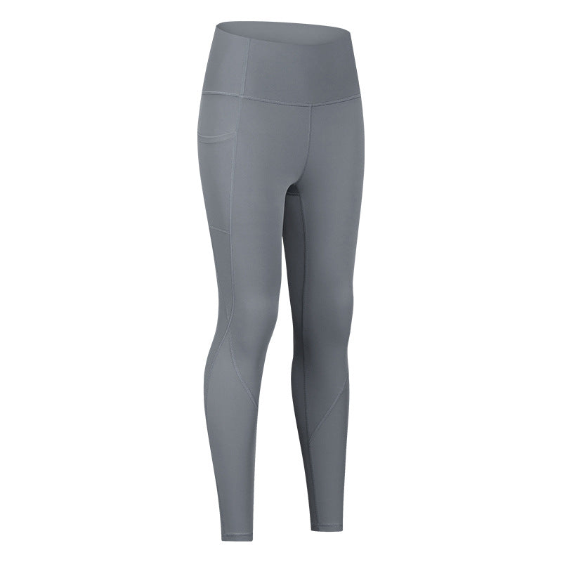 Women's yoga pants new side pockets sports tights