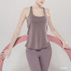 Two-piece Sports Vest Workout Clothes Running Top Loose Yoga Clothes