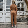 European style short sleeve Casual women jumpsuit