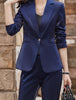 Velvet style business suit a set