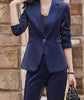 Velvet style business suit a set