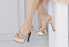 High heels sandal new style 14CM  chunky