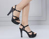 12CM high heels platform chunky heel sandals