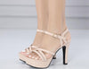 12CM high heels platform chunky heel sandals