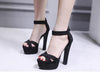 Women's sandals Sexy plus size high heel platform