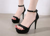 Women's Sandals 12CM high heel platform Black