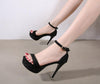 Women's Sandals 12CM high heel platform Black