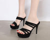 Women's sandals 12cm stiletto high heel platform