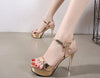 Women sandals 12CM stiletto platform high heels