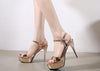 Women sandals 12CM stiletto platform high heels