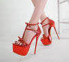 Wedding shoes women's new style sexy bow