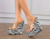 European fashion  sandals comfortable wedge high-heeled