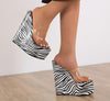 European fashion  sandals comfortable wedge high-heeled