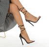 Roman Style Studded Fashion Women's 12cm High-heeled Sandals