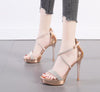 Summer new rhinestone waterproof platform sexy catwalk sandals