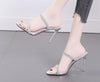 High-heeled sandal Summer new party open toe sandals rhinestone