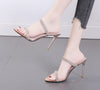 High-heeled sandal Summer new party open toe sandals rhinestone