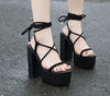 Fashion style Scrub Open-toe Platform Sandals