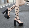 Fashion style Scrub Open-toe Platform Sandals