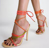 European fashion Sandals High-heeled Straps Ladies