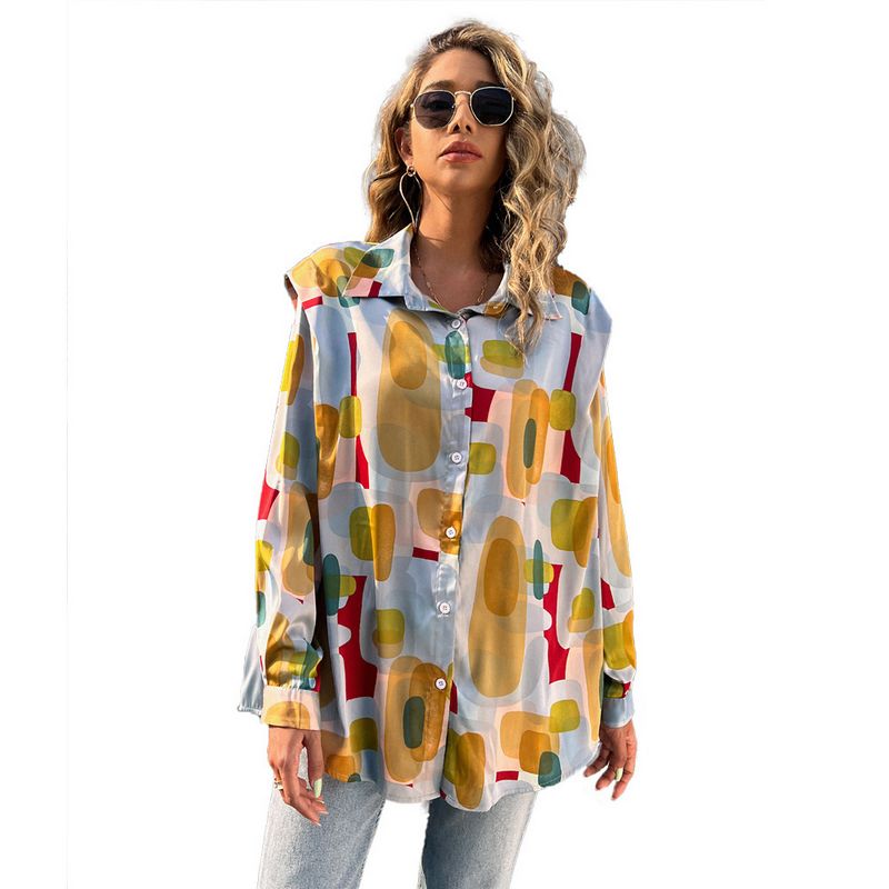 Long-sleeved loose Shirt temperament Women top