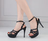 Fashion style 12CM sandals stiletto heels platform  for women