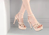 Fashion style 12CM sandals stiletto heels platform  for women