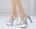 Fashion style high-heeled platform sandals