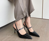 New fashion pointed high-heeled women's stiletto sandals