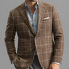 Men's  Blazer Striped Casual Slim Fit