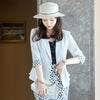 Women's summer fashion mid-sleeve popular casual thin Blazer