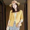 Women's summer fashion mid-sleeve popular casual thin Blazer